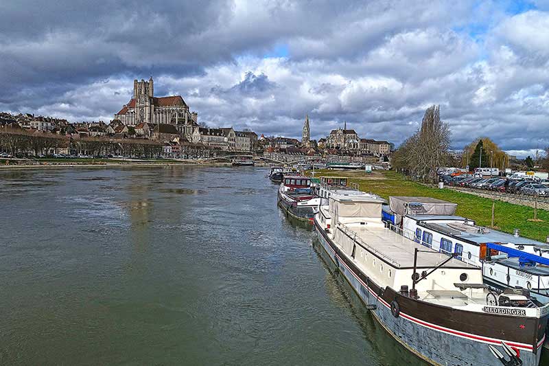 An der Yonne in Auxerre