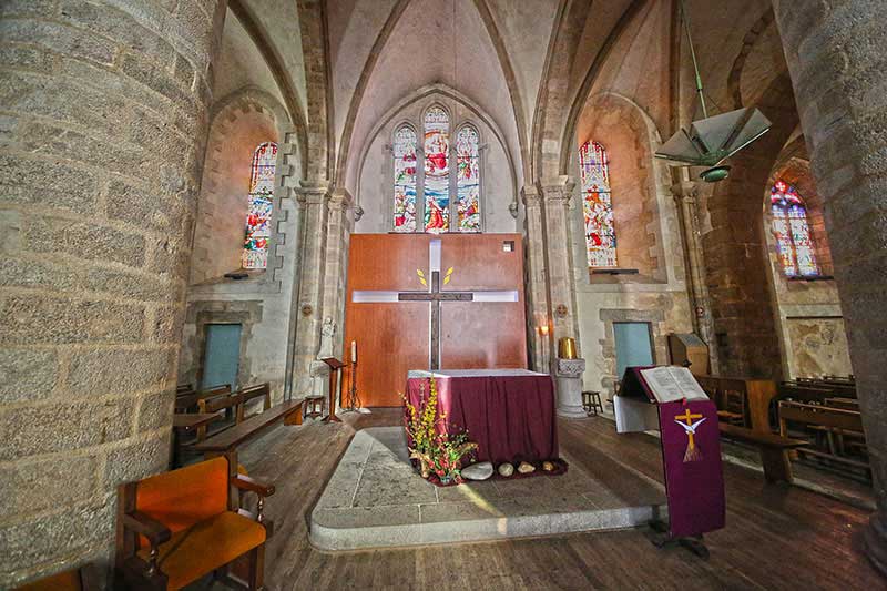 Der Altar der Kirche von Aixe-sur-Vienne