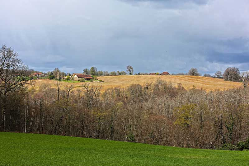Weite Felder in Frankreich