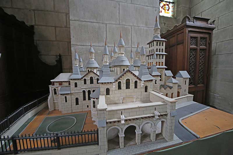 Modell der Kathedrale von Perigeux