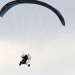 paraglider mit motor