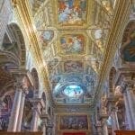 deckenmalerei in der kirche in italien