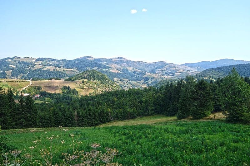 Gemeinsam mit unseren Reisepartnern wandern wir durch Serbien.