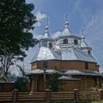 rundbohlenkirche silber holzkirche  ukraine