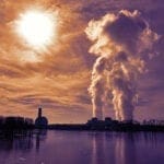 atomkraftwerk late sunset