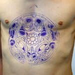 tattoo entwurf auf koerper