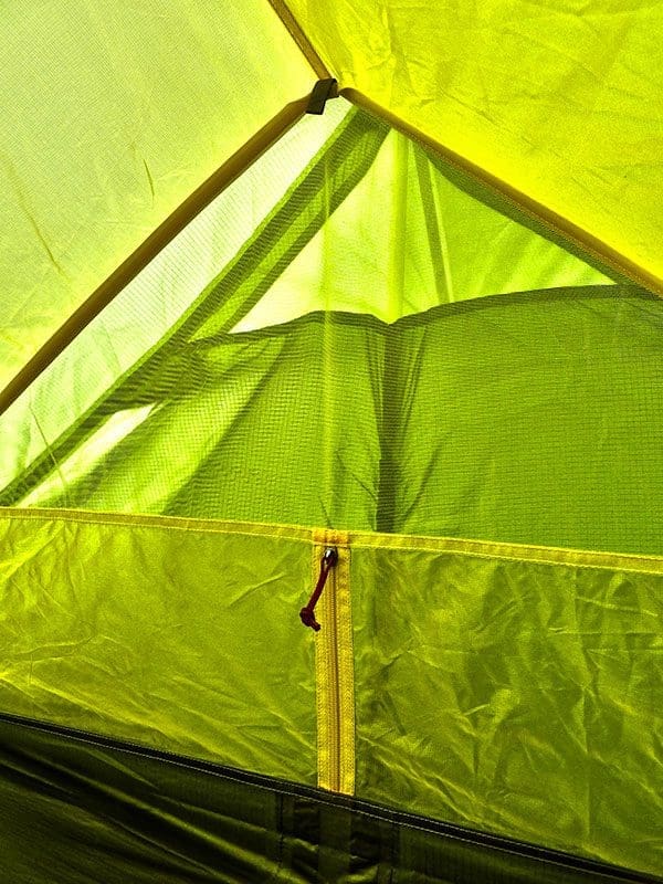 Die Innenansicht des Zeltes