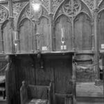 winchester kathedrale schwarz weiss