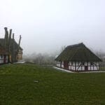 Nebel im Bauerndorf