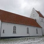weiße Kirche Dänemark