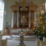 Der Altar der Kirche in Bad Berneck