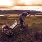 Weltreise Bilder: Heiko Gärtner durchquert Renoch Moor in Schottland