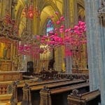 Kunstinstallation in der wiener Kathedrale