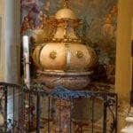 Das Taufbecken der Kathedrale von Udine