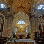 Seitenansicht des Altars in der Kathedrale von Udine