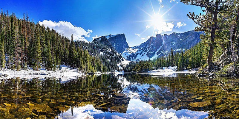 Die Rocky Mountains im Nordwesten der USA.