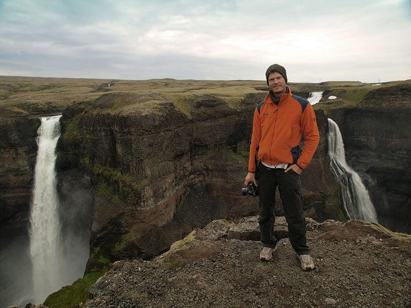 Naturfotograf Heiko Gärtner fotografiert Wasserfälle auf Island