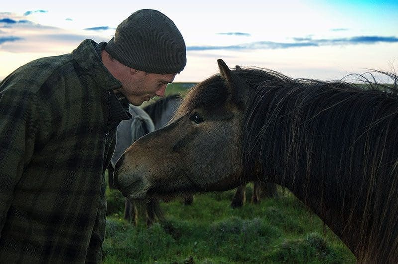 Heiko Gärtner mit Pferd