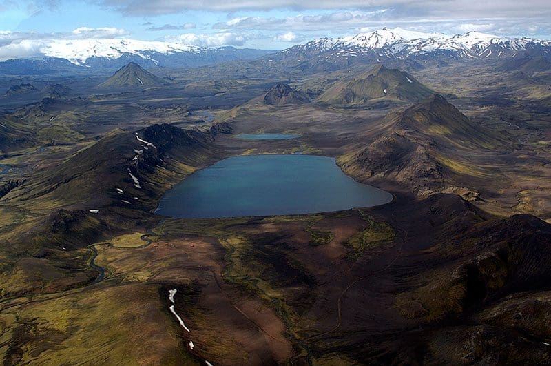 Luftbild von Island