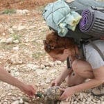 Shania fand eine Schildkröte in Griechenland
