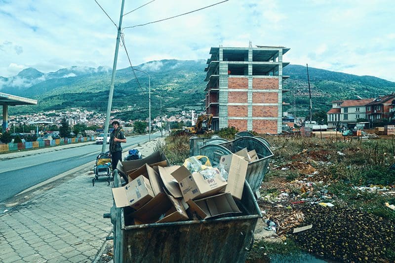 Slum in Albanien