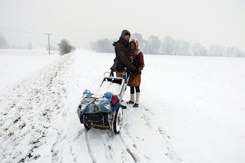 Bald sind Heiko und Shania wieder vereint - Im arktischen Winter
