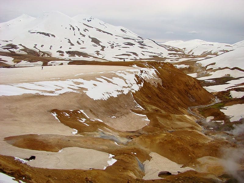 Geothermie Gebiet auf Island