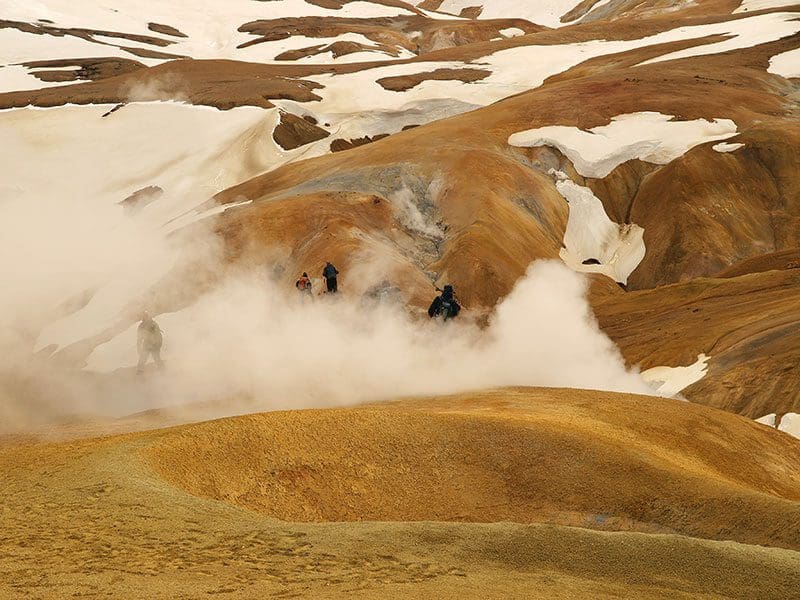 Expedition ins Geothermalgebiet von Island