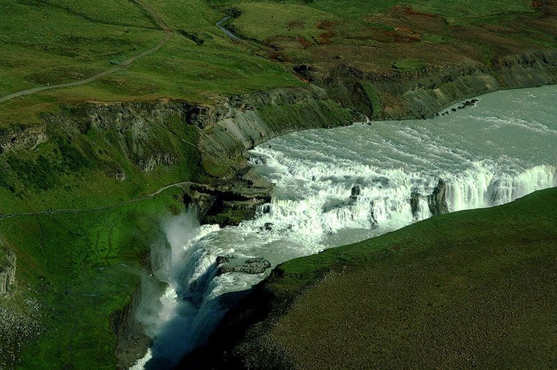 Der größte Wasserfall Islands
