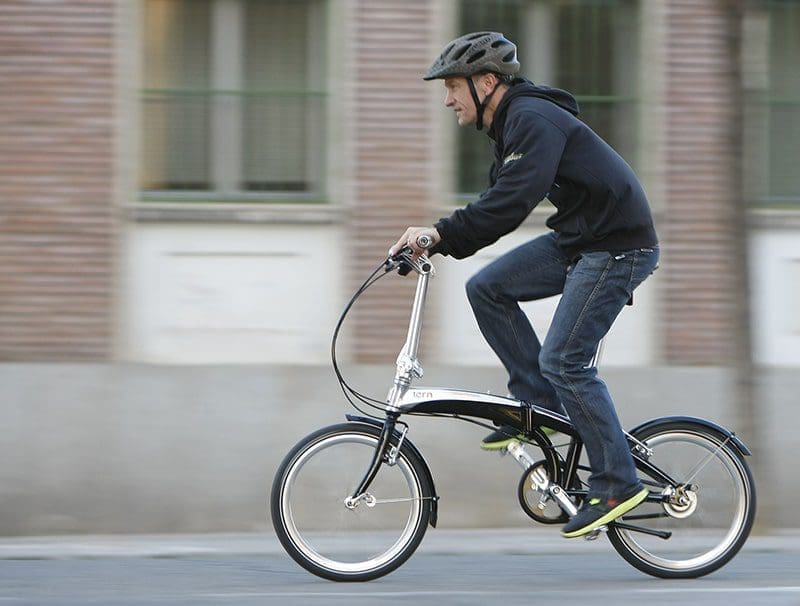 Mit einem e-Klapprad ist man ziemlich schnell unterwegs