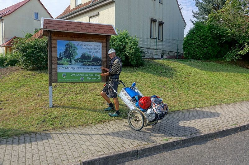 Der Mittelpunkt von Deutschland