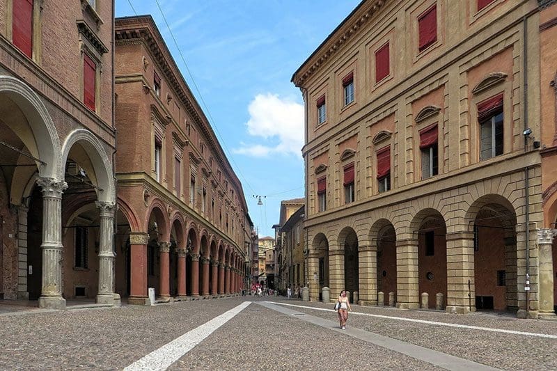 Das Zentrum von Bologna