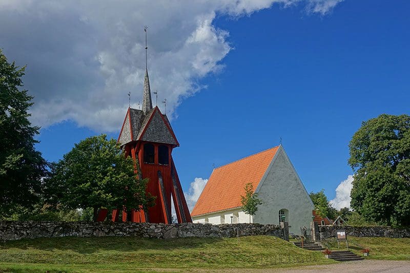 Eine schwedische Dorfkirche