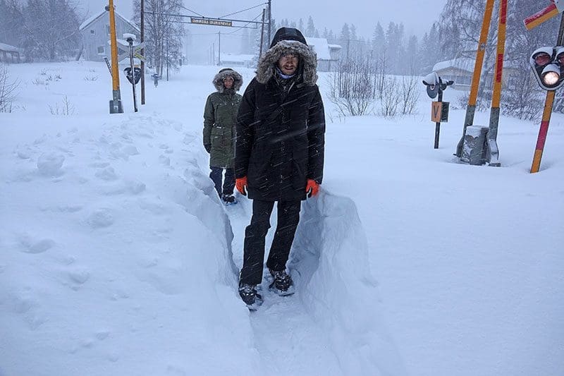 INOOK Schneeschuhe im Test - Im Tiefschnee