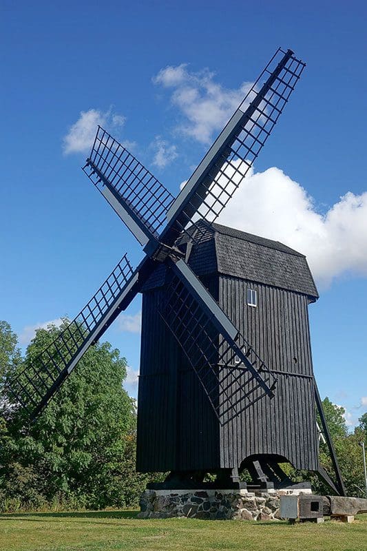 Eine schwedische Windmühle