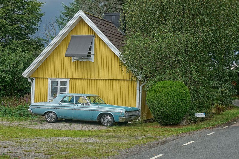 Typisch schwedisches Wohnhaus