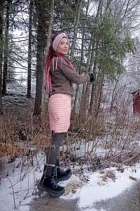 Bequem elegant und warm - der Ornäs Skirt von 2117 of Sweden