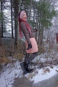 Macht Freude am Draußensein - Der Daunenrock Ornäs Skirt von 2117 of Sweden
