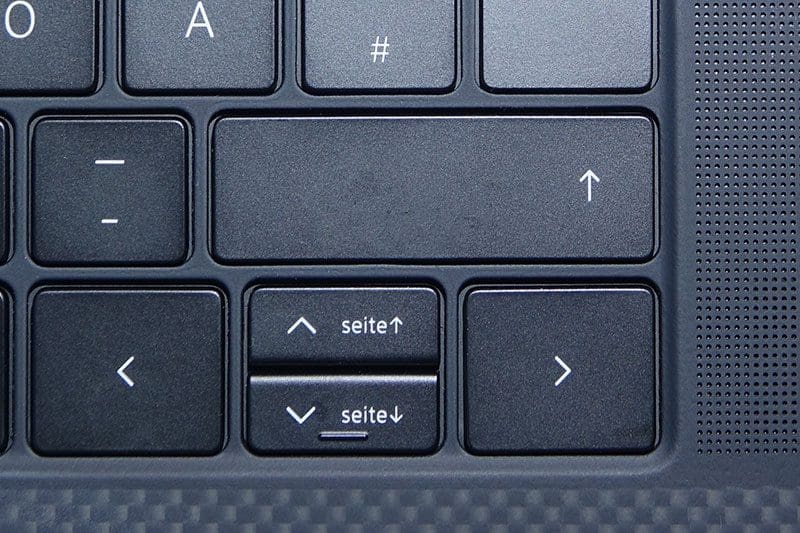 Die Pfeiltasten nach links und rechts haben im Vergleich zu früheren Generationen des XPS 15 keine verwirrende Zweiteilung mehr