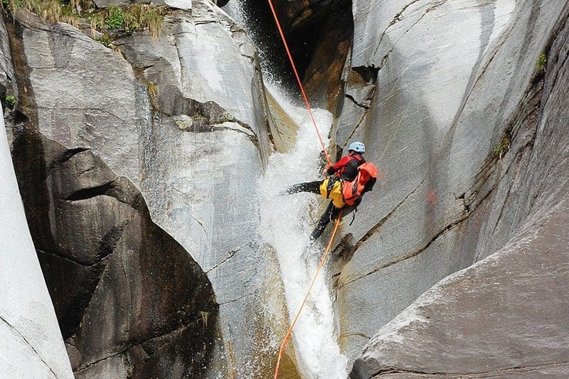 Canyoning ist ein spannendes Abenteuer