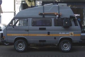 Ein VW-T3 Camper in der Offroad-Variante