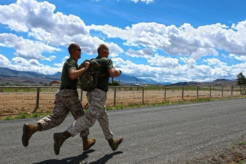 Lauftraining Militär