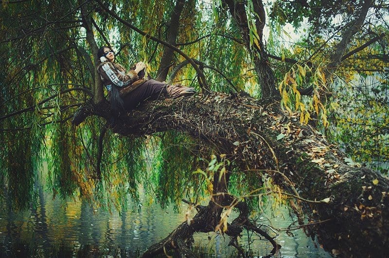 Natur Baum Schamanismus Frau