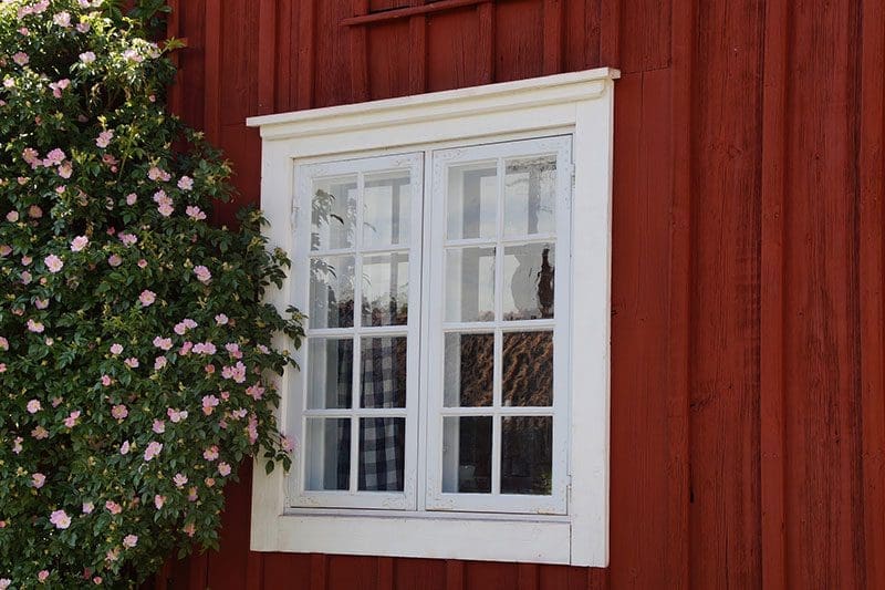 Fenster Haus in Schweden