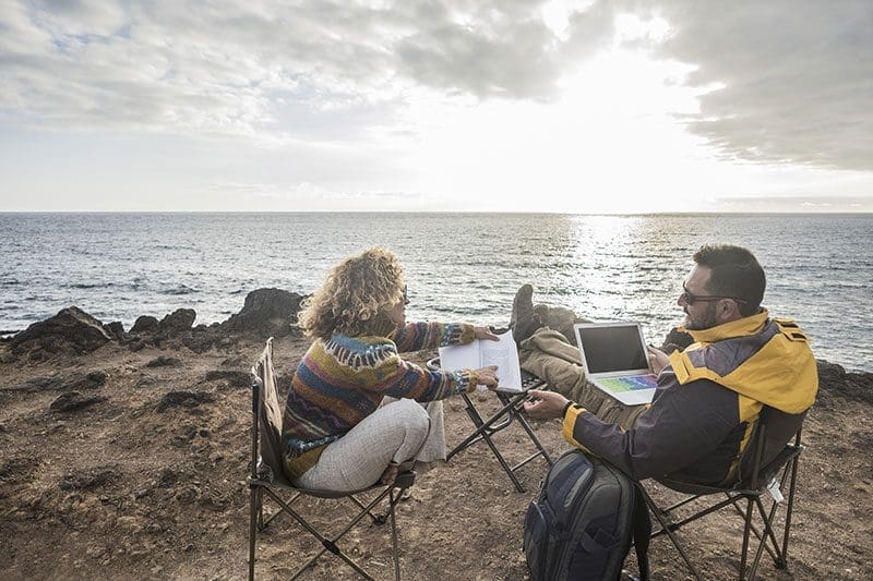 Weltreise Blog Pärchen am Meer Abenteuer