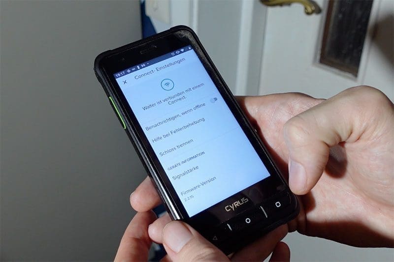 Yale Linus Smart Lock verbunden