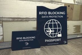 RFID Blocking für Reisepässe und Karten von Blockard