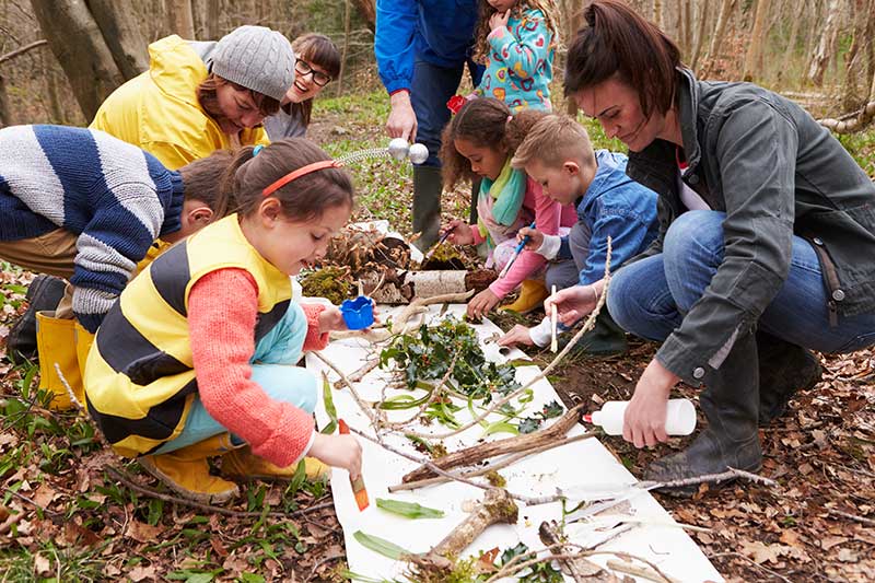 In der Naturpädagogik, bzw. der Umweltpädagogik gehen wir auf das Kernthema und Verstehen ökologischer Zusammenhänge ein.