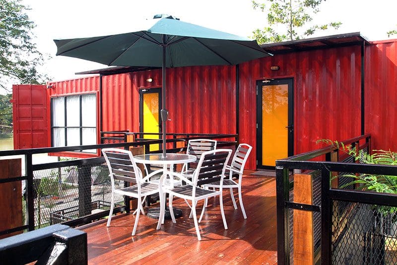 Ein Container Haus lässt sich individuell und günstig umsetzen.