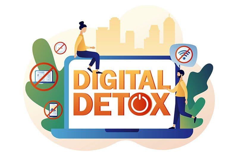 Digital Detox ist wichitg, um eine technische Pause bewusst einzulegen.